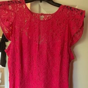 Eliza J pink lace dress - Size 10